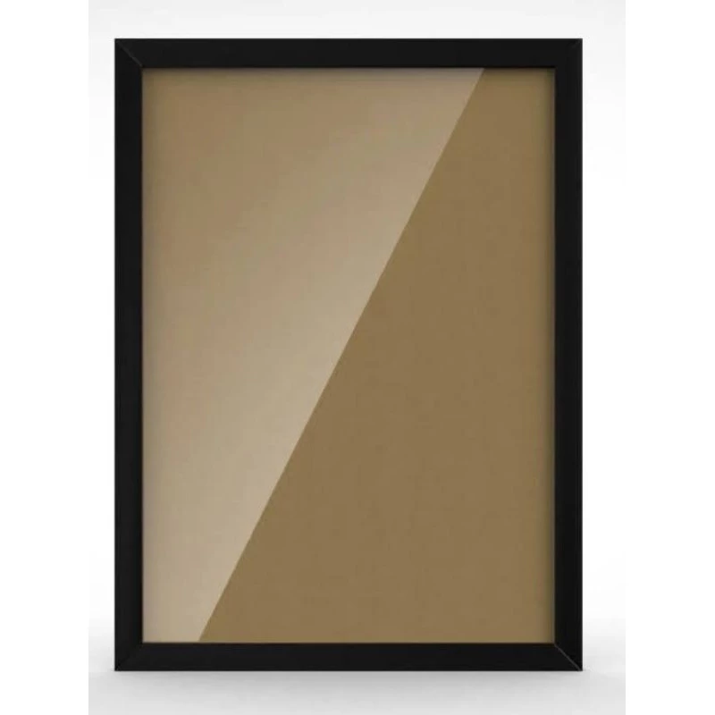 1 moldura A4 30x21 (PRETA) com acetato