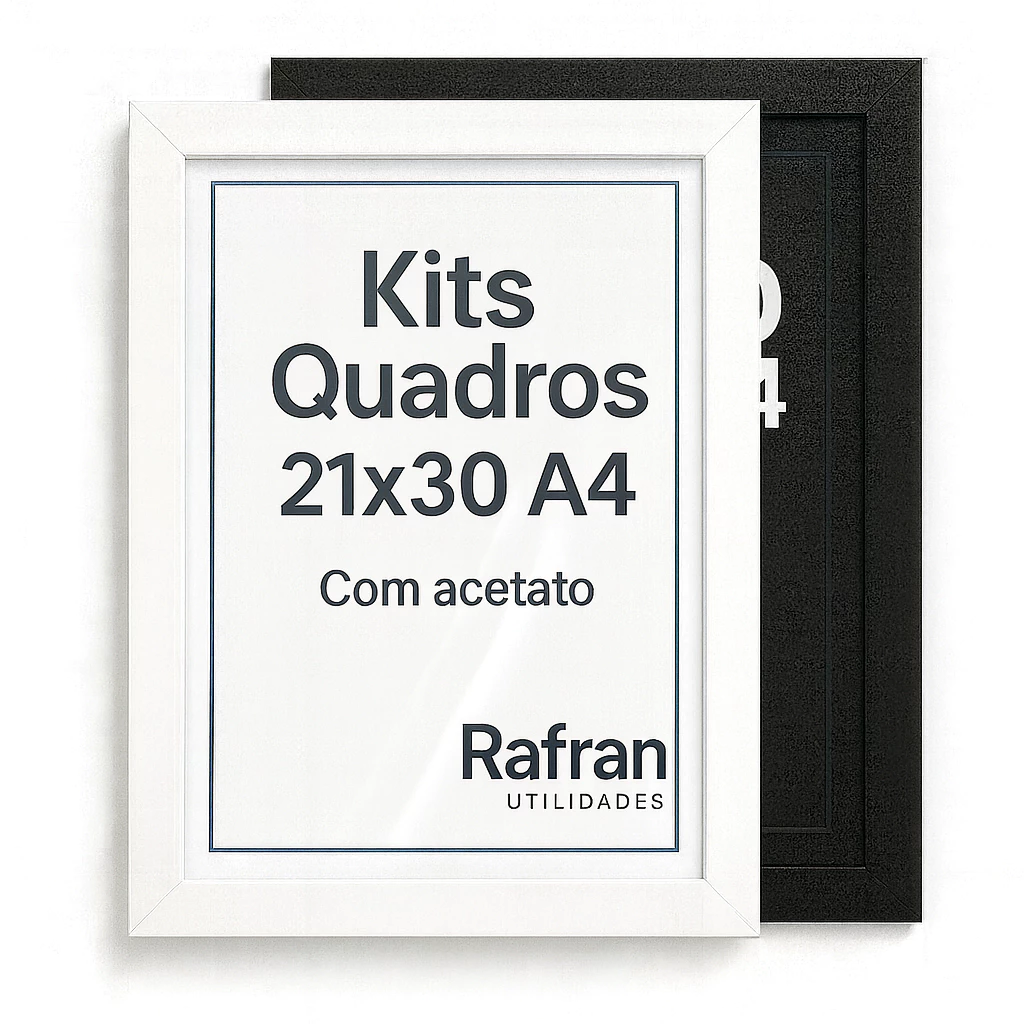 Kit 10 unidades Quadros 21x30 A4 Diploma / Certificado / Fotos
